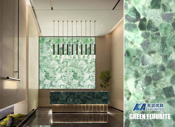 Green Fluorite Backlit Countertop Designs KA UNITED Green Fluorite Backlit Countertop Designs KA UNITED