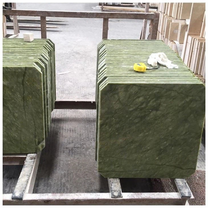 Polished Ming Green Marble Tile