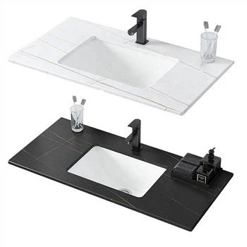 Countertop Vanity Cloch Sintéirithe Aonair