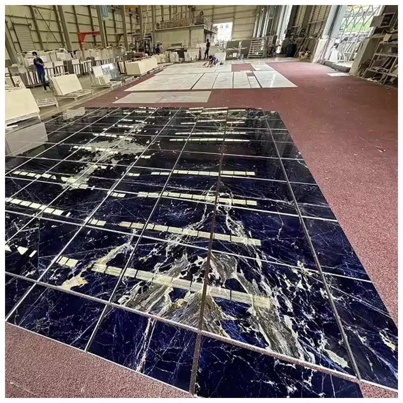 Azul Sodalite Marble Tile
