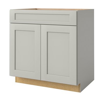 Gray Shaker Kitchen Cabinets